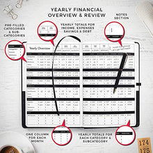 Load image into Gallery viewer, Smart Planner Budget Book – Undated Finance Planner – 8.6 x 5.7 inches (A5) – Monthly Calendars, Budget Tracker, Expense Sheets, Account Saving and Investing Trackers, Budget Book – Bill Organizer