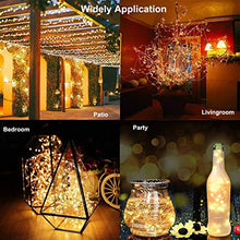 Load image into Gallery viewer, 200 LED Solar Fairy Lights ,72Ft Solar Garden Lights Outdoor Waterproof Solar Christmas Lights for Garden Park Patio Xmas Tree Decoration ,Warm White