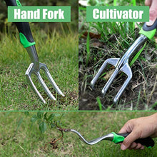 Load image into Gallery viewer, DEWINNER Garden Tool Set, Hand Tool Gift Kit, Outdoor Gardening transplanting for Gardener, with heavy duty hold bag for storage