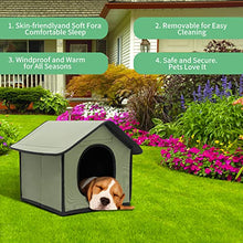 Load image into Gallery viewer, Pet Outdoor House, Waterproof Cat House Dog House Pet Outdoor Cat House, Outdoor Rainproof Dog House Cat House Villa Tent Collapsible Pet Shelter Foldable Pet Shelter Feral Cat House Pet Shelter