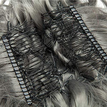 Load image into Gallery viewer, Short Messy Curly Dish Hair Bun Extension Easy Stretch hair Combs Clip in Ponytail Extension Scrunchie Chignon Tray Ponytail Hairpieces Grey