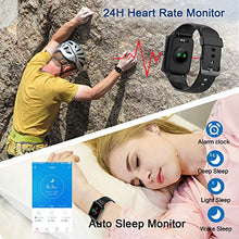 Load image into Gallery viewer, TEMINICE High-End Fitness Trackers,Health Sports Smart Watch with Heart Rate & Sleep Monitor,Calorie Step Counter,1.3" Touch Screen,IP68 Waterproof Pedometer Activity Trackers for Kids Women Men