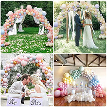 Load image into Gallery viewer, Eirdary Balloon Arch Stand with 100 Pcs Balloons,10 Ft Adjustable Balloon Arch Kit for Wedding Birthday Party Decorations