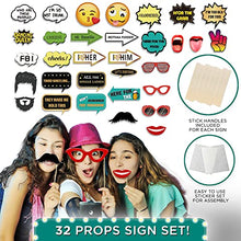 Load image into Gallery viewer, 41 PC Set - Photo Booth Prop, Wedding Prop, Birthday Decoration, Party Prop, Inflatable Guitar, Inflatable Microphone, Party Accessories Adults, Prop Signs, Photobooth Prop, Hen Photo