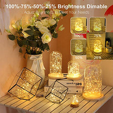 Load image into Gallery viewer, 2 Packs Fairy Lights Battery Powered, 5M 50 Led Silver Wire Warm White & Multi-Colour Battery Operated Twinkle String Lights with Timer Remote Control for Outdoor, Christmas, Wedding, Indoor, Bedroom