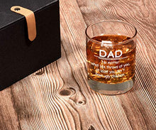 Load image into Gallery viewer, Funny Birthday Gifts for Dad from Daughter Son Kids, Dad No Matter What/Ugly Children Whiskey Glass Gift for Men Set, Novelty Father's Day Present Idea for Father, Bourbon Scotch Glass Gift