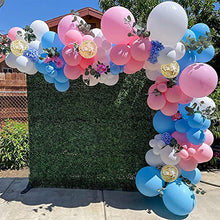 Load image into Gallery viewer, Gender Reveal Decorations, Blue Pink Balloons Arch Garland Kit Blue Balloons Pink Balloons White Balloons Metallic Gold Balloons Gold Confetti Balloons For Boy or Girl Gender Reveal Baby Shower