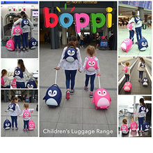 Load image into Gallery viewer, boppi Tiny Trekker Kids Luggage Bag | Holiday Travel Suitcase for Boys & Girls, Carry-On or Pull-Along School Trolley | Cabin Holdall with Lightweight Wheels, 17-Litre Hand Case | Aeroplane