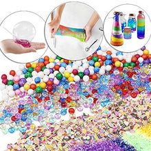 Load image into Gallery viewer, DIY Slime Kit - Slime Making Kit for Kids Art Craft, with 48 Glitter Powder, 12 Crystal Clear Slime Kids Art Craft Toys Gifts for Kids Age 6+ Year Old