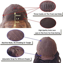 Load image into Gallery viewer, Elailite Remy Human Hair deep wave wig 100% natural Brazilian Hair Wavy Lace Wig