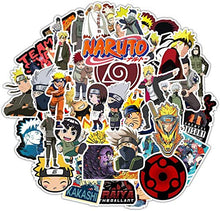 Load image into Gallery viewer, Laoji 250PCS Anime Stickers, Each 50PCS Stickers of Dragon Ball Z, My Hero Academia,Naruto, ONE Piece and Demon Slayer for Laptop,Phone,Luggage,Water Bottle