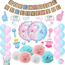 Load image into Gallery viewer, Kreatwow Baby Shower Party Decorations Boy or Girl Gender Reveal Party Supplies 84 Pack