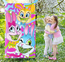 Load image into Gallery viewer, JOYIN Easter-Themed Bunnies Family Toss Game with 4 Carrot Design Bean Bags Party Favor Supplies, Games Pack and Decoration in Easter for Kids