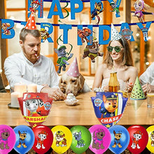 Load image into Gallery viewer, Dog Patrol Birthday Party Balloons Supplies Set ,Cartoon Dog Theme Party Decoration Supplies for Boys and Girls Children include Happy Birthday Banner,Dog Balloons,Paw Dog Patrol Foil Ballons