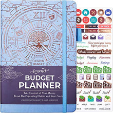 Load image into Gallery viewer, Legend Budget Planner – Deluxe Financial Planner Organizer & Budget Book. Money Planner Account Book & Expense Tracker Notebook Journal for Household Monthly Budgeting & Personal Finance – Periwinkle