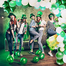 Load image into Gallery viewer, St. Patrick's Day Green Balloons Garland Arch Kit, 81pcs Jungle Theme Party Balloons Garland,Shamrock Aluminum Film Balloon Latex Balloons Decorations for Hawaii Party Birthday Wedding Supplies