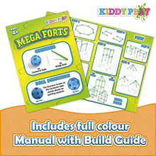 Load image into Gallery viewer, KiddyPlay Mega Forts - 80 Piece Den Building Kit - Fort Construction Toys For Kids - Building Toys For Boys or Girls