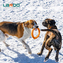 Load image into Gallery viewer, LaRoo Dog Flying Ring Toys,Floating Flying Dog Disc Toys,Summer Pet Training Outdoor Durable Chew Toys for Medium and Large dogs (Medium Orange/22cm)