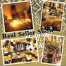 Load image into Gallery viewer, Birthday Party Decoration For Adult Golden Background Balloons Set With String Light for Men and Women- All Total 65 Pcs