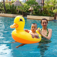 Load image into Gallery viewer, Baby Inflatable Yellow Duck Swimming Ring Circle Seat Pool Float Summer Kids Buoy Water Raft Floating Funny Toy Boat Children Training-duck (1 X Yellow Duck)