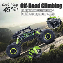 Load image into Gallery viewer, SZJJX RC Crawler Car Toy Gift for 6-12 Years Old Kids, 2.4Ghz 4WD Off-Road Remote Control Car Monster Truck Toy with 2 Batteries for Boys Girls-Green
