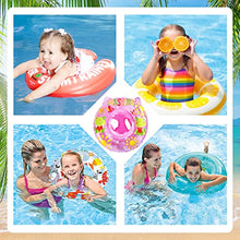 Load image into Gallery viewer, Pipihome Baby Swimming Float Ring for 3-36 Months, Inflatable Baby Swim Float with Float Seat, Swim Pool Bathing Accessories for Children Kids Infants and Toddlers (Frog Pink)
