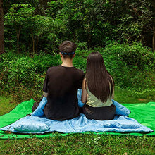 Load image into Gallery viewer, Aeike Warm Double Sleeping Bag 86"x60" Double Thermal Thick Sleeping Bag 2 Person with 2 Pillows for Outdoor Camping Hiking Thick Sleeping Bag for Winter and Spring