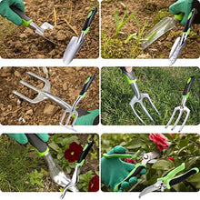 Load image into Gallery viewer, MINO ANT Gardening Tools Garden Tools Bag with 8 Pockets, 33PCS Gardening Gifts Garden Tools Set for for Women Men, Heavy Duty Aluminum Garden Tool Kit, Reusable Garden Tool Bag for Indoor Outdoor