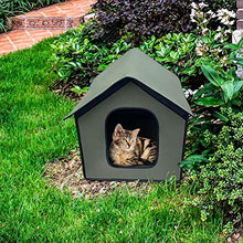 Load image into Gallery viewer, GHDAG Waterproof Cat House Dog House Pet Outdoor Cat House Weatherproof Cat Kennel House Foldable Feral Cat House Pet Shelter