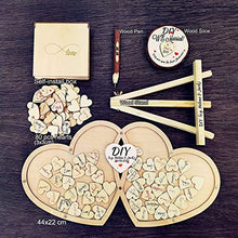 Load image into Gallery viewer, Neamon Guest book Wedding Personalized Wedding Decoration Wood Guestbook Party Dropbox