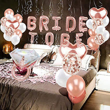 Load image into Gallery viewer, Hen Party Decorations Hen Do Accessories for Bridal Shower,Hen Party Balloons,Hen Do Decorations with Bride to Be Banner,Rose Gold Accessories Supplies Hen Night Party Decoration
