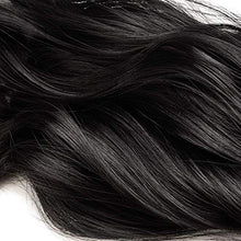 Load image into Gallery viewer, Wrap Around Ponytail Hair Extension 24inch Long Curly Pony Tail Hairpiece Synthetic Fiber Jet Black
