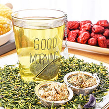 Load image into Gallery viewer, 2pcs Tea Strainers, Scdom Stainless Steel Ball Mesh Tea Infusers, Amethyst & White Crystal Moon Pendant Tea Ball Tea Filter with Extended Chain Hook for Brew Fine Loose Tea and Spices & Seasonings