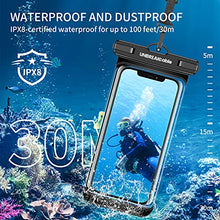 Load image into Gallery viewer, UNBREAKcable Waterproof Phone Case,2-Pack IPX8 Universal Waterproof Phone Pouch Dry Bag for iPhone 13 12 11 Pro Max XR X XS SE 2020 8 Plus Samsung S22 Ultra S21 S10 S9 Huawei P40 P20 Mate 40 up to 7"