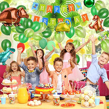 Load image into Gallery viewer, Dinosaur Birthday Party Decorations - 92 Pcs Dinosaur Theme Party Decorations,Dinosaur Party Supplies Balloons for Kids Birthday Party Favors