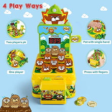 Load image into Gallery viewer, VATOS Whack Game Toy with Mole,Mini Electronic Arcade Game,Pounding Bench Coin game with 2 Hammers Toy,Interactive Educational Developmental Game for Toddlers Kids Girls and Boys Age 3 4 5 6 Years Old