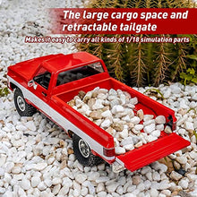 Load image into Gallery viewer, FMS 1:18 Chevrolet K10 RC Trucks RC Car Official Licensed Model Car 5km/h 4WD RC Crawler Hobby RC Cars RTR Remote Control Car with LED Lights Cruiser Vehicle 3-Ch 2.4GHz Transmitter for Adults