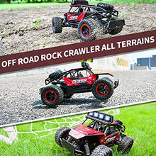 Load image into Gallery viewer, BEZGAR 17 Toy Grade 1:14 Scale Remote Control Car, 2WD High Speed 20 Km/h All Terrains Electric Toy Off Road RC Monster Vehicle Truck Crawler with Two Rechargeable Batteries for Boys Girls Kids&Adults