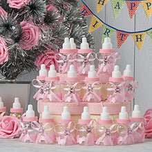 Load image into Gallery viewer, N&T NIETING Baby Shower Feeding Bottle, 24Pcs Baby Shower Favours with 5Pcs Artificial Roses Pink Sweets Candy Box for Baby Shower Decoration