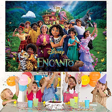 Load image into Gallery viewer, Encanto Backdrop,Magic Movie Themes Party Background Photo Booth Banner Large Fabric Artistic Birthday Party Supplies for Girls,Boys,Teens Birthday Party Decorations 5×3Ft