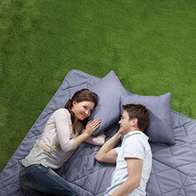 Load image into Gallery viewer, iBeani Quishion – A Clever, Quality Scatter Cushion that Unzips & Unfolds into a Full Size Quilt / Blanket / Throw - Grey