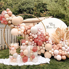 Load image into Gallery viewer, Balloon Arch Garland Kit, Blush Nude Apricot Double-Stuffed Latex Party Balloons for Retro Boho Wedding Baby Shower Bridal Engagement Anniversary Birthday Decorations…