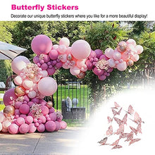 Load image into Gallery viewer, R-timer 130 PCS Rose and Pink Balloon Garland Arch Kit, Latex Balloons Rose Gold Butterfly Stickers Wall Decor for Wedding Party Birthday Bridal Shower Baby Shower Girl Boy Decoration