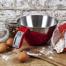 Load image into Gallery viewer, Morphy Richards 46611 Kitchen Scales, Equip Range, 3-in-1 Digital Scales with Jug, Red