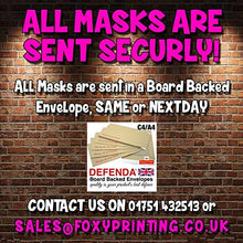 Load image into Gallery viewer, FoxyPrinting 15 Personalised face masks - Choose DIY or ready to wear for your custom photo masks perfect for birthday party's, stag do or hen party (DIY - Cut Out Yourself)