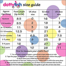 Load image into Gallery viewer, Dotty Fish Soft Leather Baby Shoes. Toddler Shoes. Non Slip. Soft Grey Shoe with Pink Star Design for Girls. 0-6 Months (1 UK Child)
