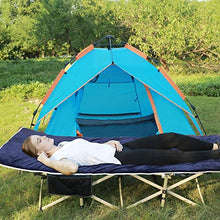 Load image into Gallery viewer, REDCAMP XL Mattress for Camping Bed, 190x75cm Soft Comfortable Cotton Thick Sleeping Mattress Pad, Blue