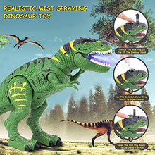 Load image into Gallery viewer, BAZOVE Dinosaur Toys for Kids 3-5 Year Old Boys Girls- LED Light Up Walking and Roaring Realistic T-Rex Dinosaur Toy - with Glowing Eyes Projection Spray Function Remote Control Dinosaur Toys(Age 3+)
