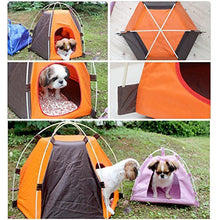 Load image into Gallery viewer, OUGE Portable Folding Dog Tent Cat House Bed, Outdoor Waterproof Animals Shelter Wigwam, Summer Beach Sunscreen Rabbit,Travel Camping pet Cage in Car, Door Entrance size 20 * 24 cm