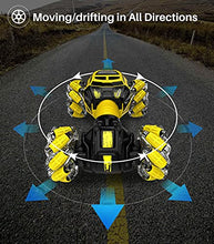 Load image into Gallery viewer, RC Stunt Car with Gesture Control, Remote Control Car Crawler, 4WD Transform On Road Off Road All Terrains, RC Monster, Eletric Toy Vehicle with 2 Rechargeable batteries for Boys Kids Teens Adults